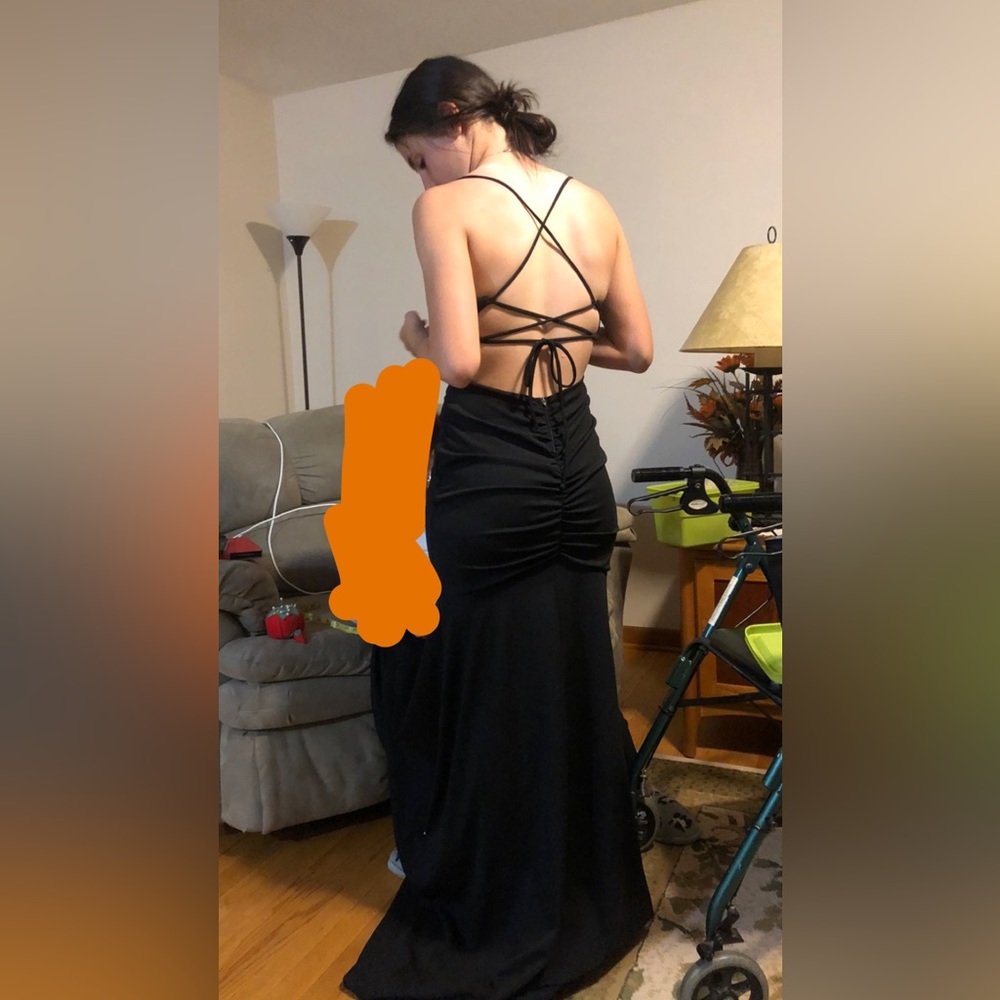 Black Floor Length Dress